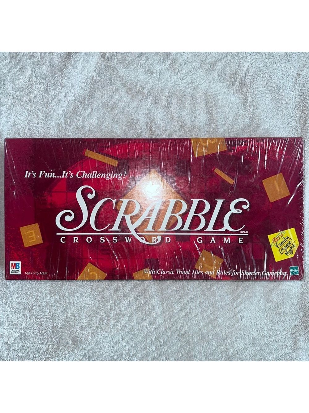 NOS Vintage 1997 Milton Bradley Hasbro Scrabble Crossword Game SEALED